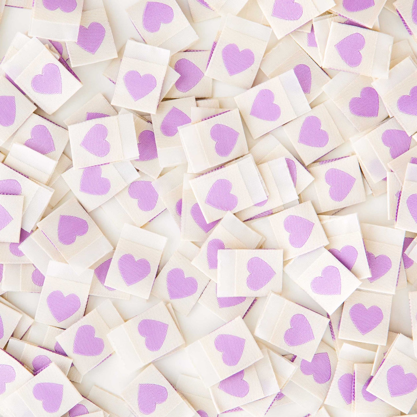 Purple Heart Woven Labels - Sewing Woven Clothing Label Tag