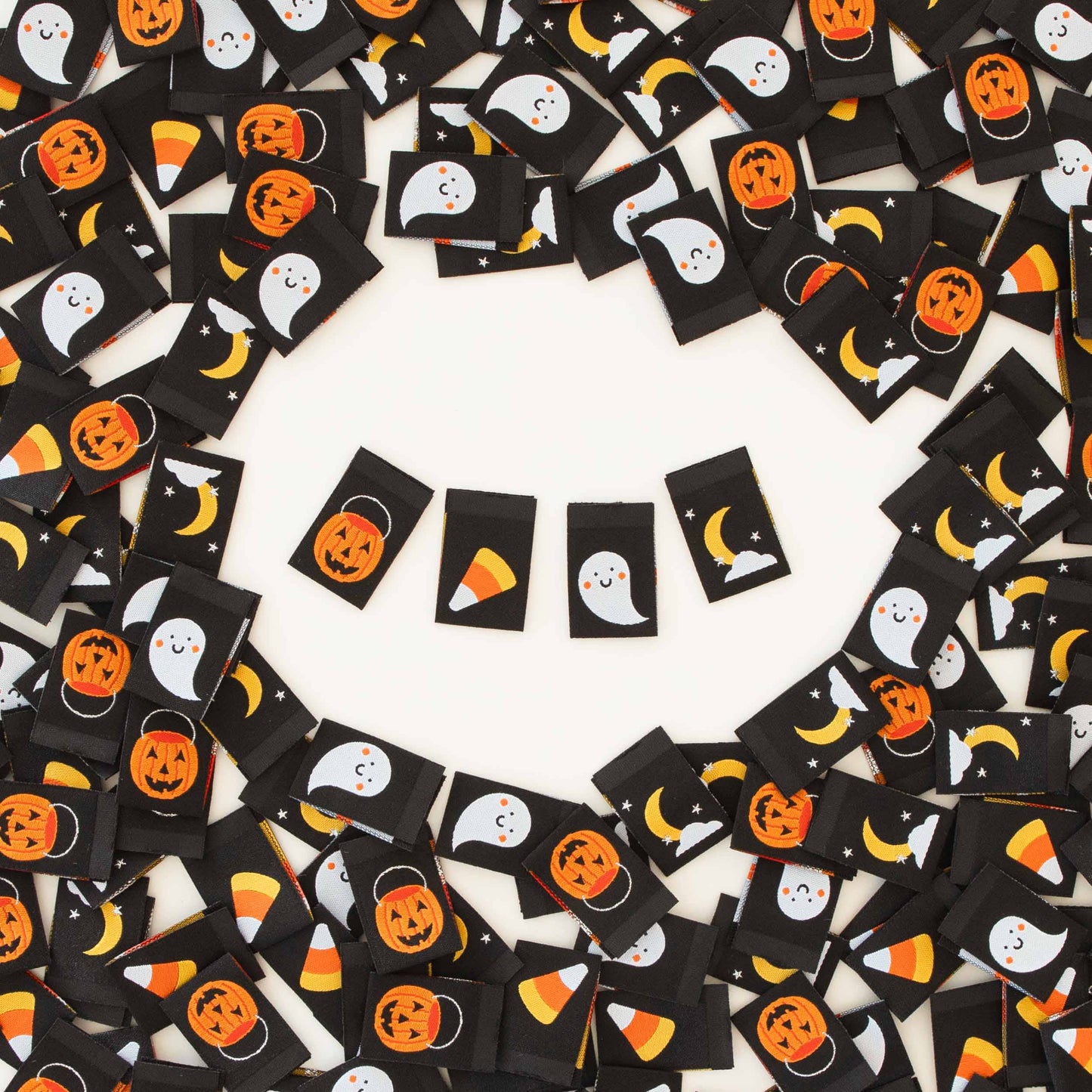 Halloween Icons Multipack Woven Sewing Labels