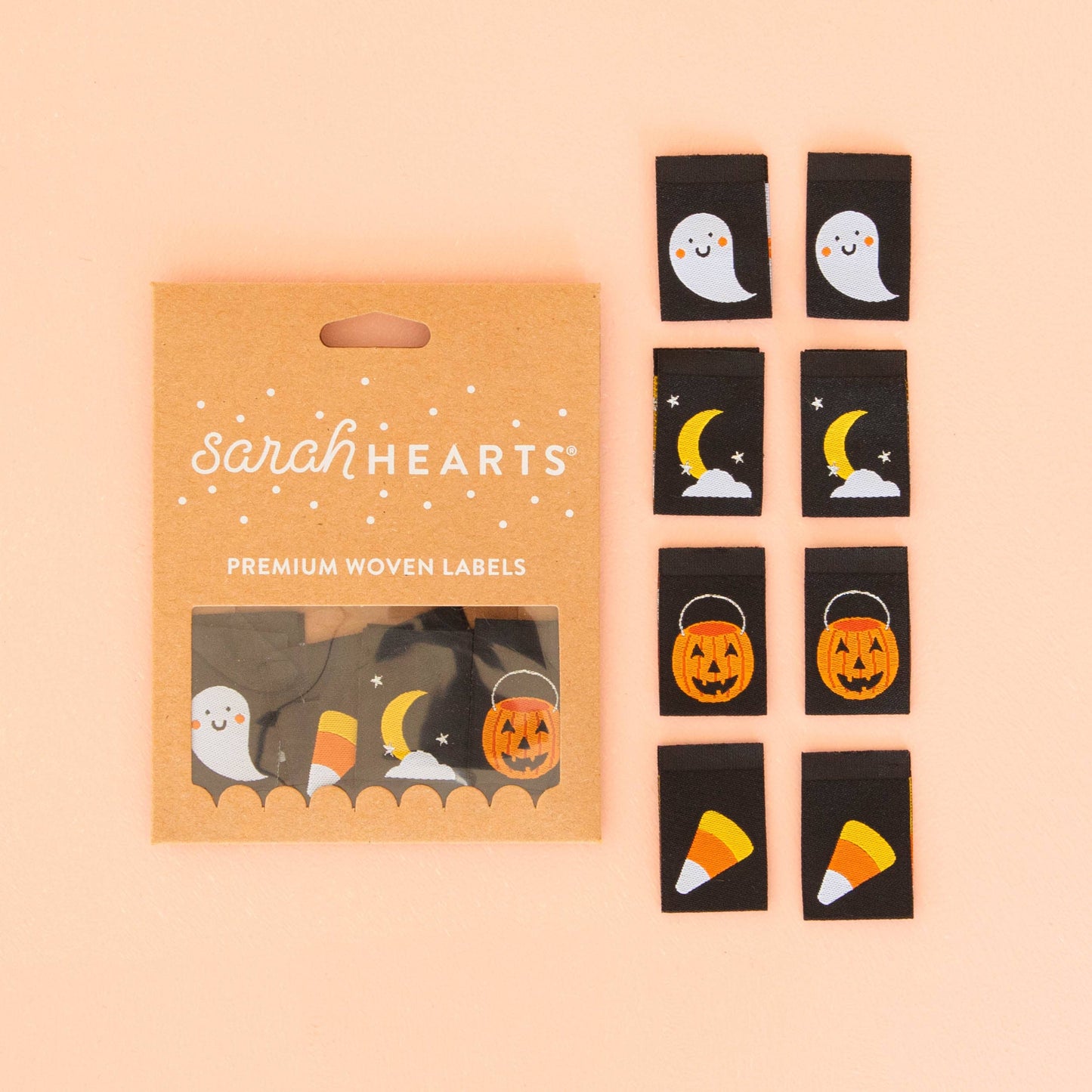 Halloween Icons Multipack Woven Sewing Labels