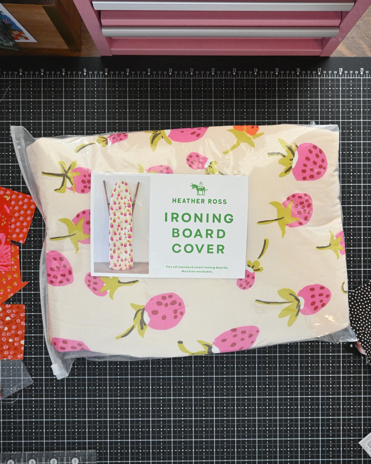 Heather Ross Ironing Board Cover - Strawberries