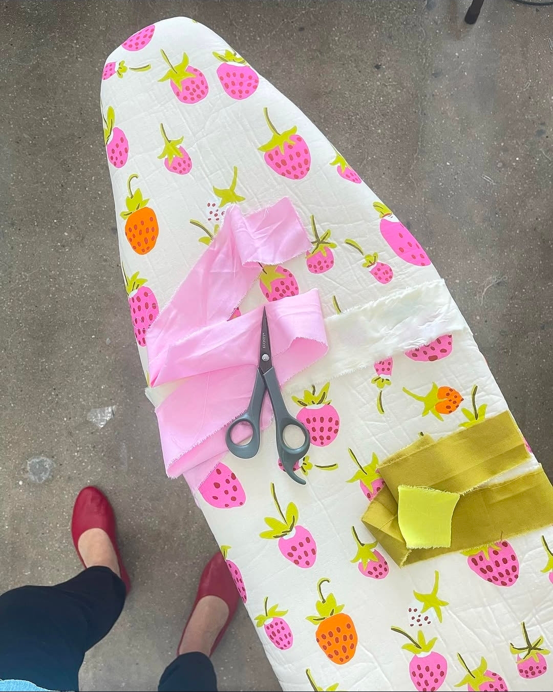 Heather Ross Ironing Board Cover - Strawberries
